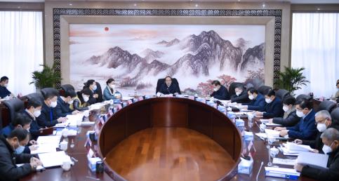 省生態(tài)環(huán)境廳黨組迅速傳達學(xué)習省兩會(huì )精神